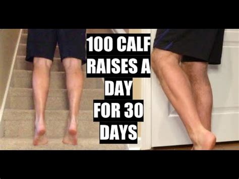 I did 100 calf raises a day for a week — here’s what .